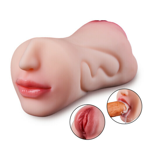 Jouet sexuel oral clitoridien à texture 3D Stroker 2 en 1 Pocket Pussy 0,8 kg - photo 2