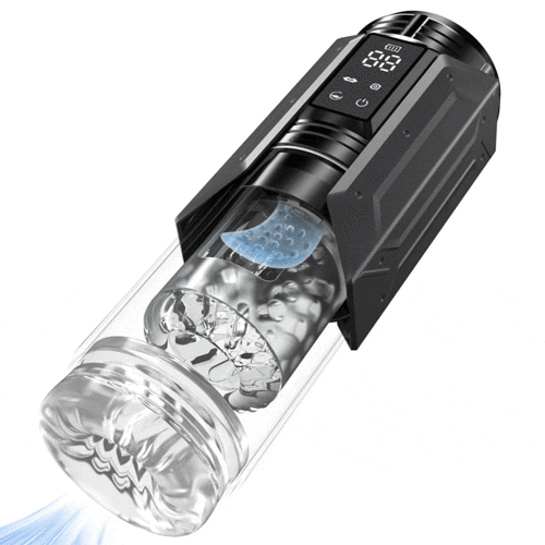 King - Masturbateur de fellation automatique 4 en 1 pour hommes, 100% étanche