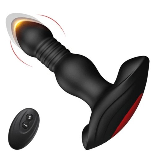 L'EXPLORATEUR ANAL Vibromasseur anal prostatique avec 3 télescopiques et 10 vibrations, Aaron AS - photo 1