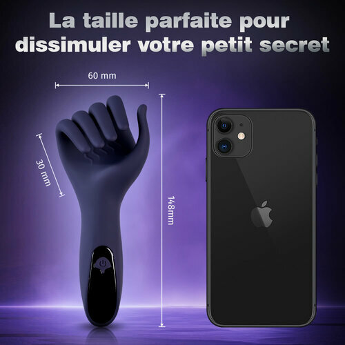 La main droite de Dieu – Fonction de vibration à 9 fréquences, design simulé, adaptée aux utilisateurs dotés d’un g