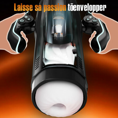 LETEN Gobelet de Masturbation Chauffant avec 10 Modes de Poussée et de Succion - photo 3