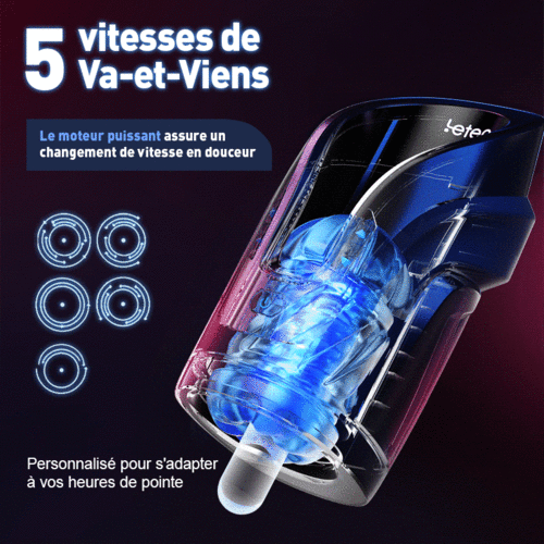 Leten- Thunder masturbateur masculin automatique vibrant Blowjob Stroker - photo 2