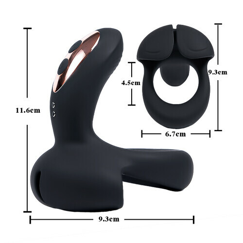 LICORNE Cockring avec 10 vibrations pour une stimulation complète - photo 5