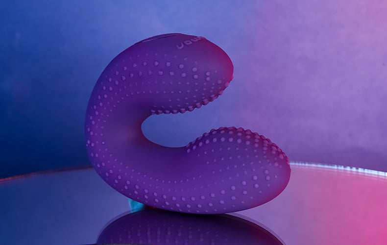 Lila Vibromasseur avec 10 vibrations, stimulateur du point G, pour utilisation en solo ou en couple - détail 1