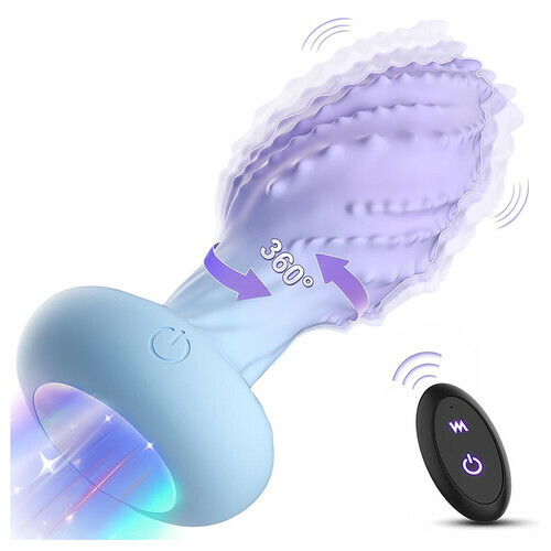 Little Monster Vibromasseur Anal Rotatif à 360° 10 Fréquences de Vibration Lumière LED à 7 Couleurs - photo 1