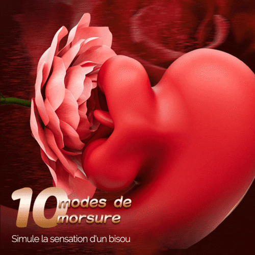 Little Rose - Vibromasseur féminin à 10 fréquences, vibration à 10 fréquences, matériau ultra-doux - photo 2