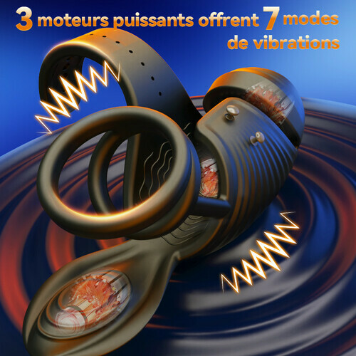 【 sous 7 jours】Ayn - Vibrateur pénien avec 7 vibrations pour retarder l'éjaculation - photo 5