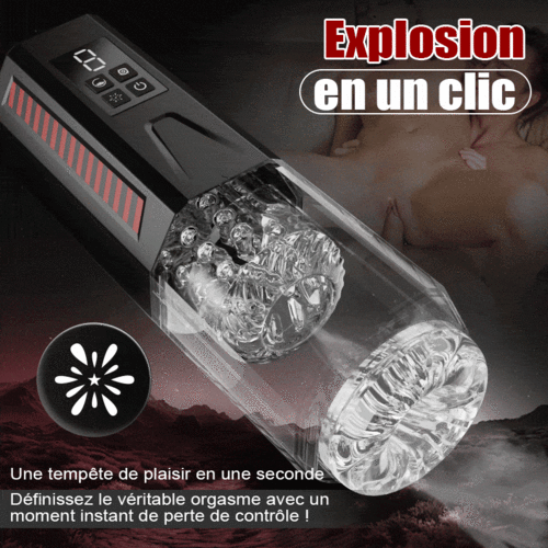 Mars - Oral Dominator 7Vibrantion 7Rotation 7Va-et-Viens Masturbateur 4 en 1 à double mote - photo 5