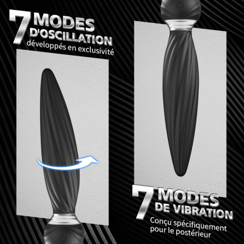Masseur de prostate avec vibrations rotatives et plaisir durable, multifréquence - photo 2