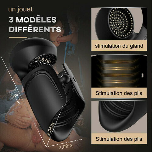 Masturbateur 10 modes de vibration à boucle réglable automatiquement - photo 6