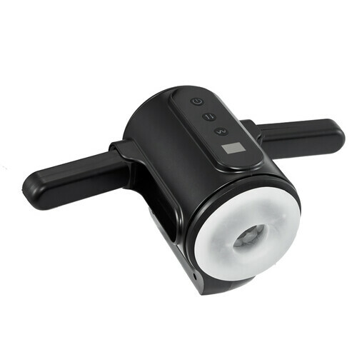 Masturbateur automatique pour hommes avec deux poignées et des vibrations de stretch avec 9 fréquences - photo 8