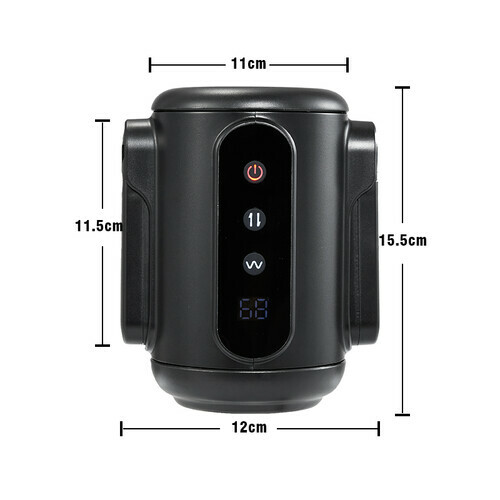 Masturbateur automatique pour hommes avec deux poignées et des vibrations de stretch avec 9 fréquences - photo 11
