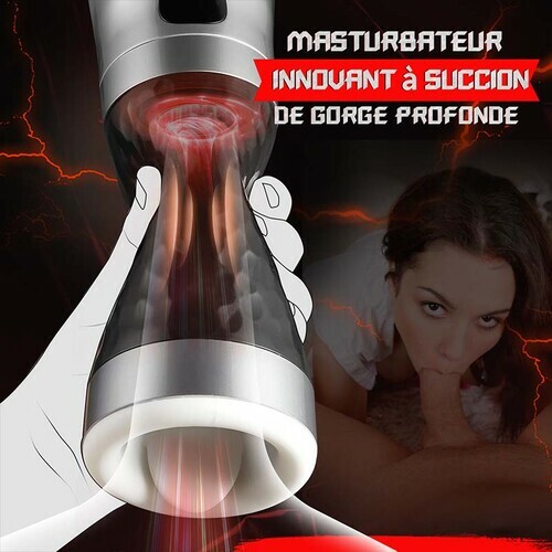 Masturbateur Cup 3 en 1 avec 5 succions et 10 vibrations - photo 4