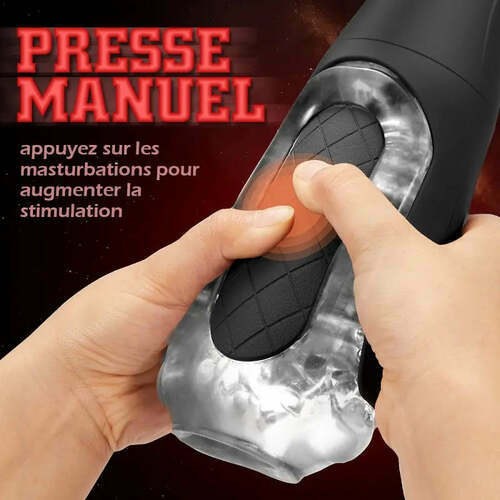 Masturbateur cup automatique, sexe oral, 4 modes de succion, 10 modes de vibration - photo 4
