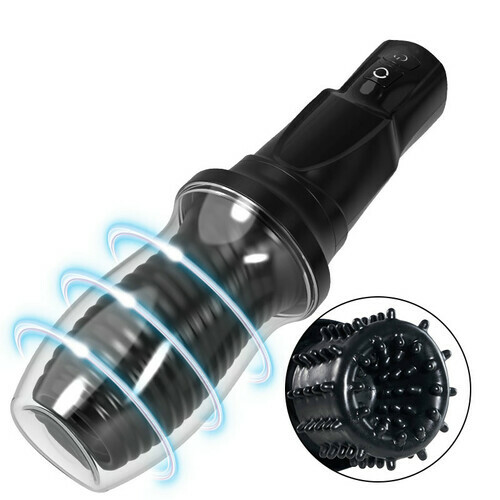 Masturbateur Cup DARK LORD avec 7 rotations et 10 vibrations - photo 1