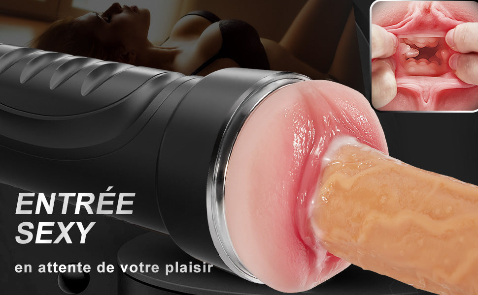 Masturbateur Cup manuel réaliste en 3D avec entrée, Moruioy - détail 2