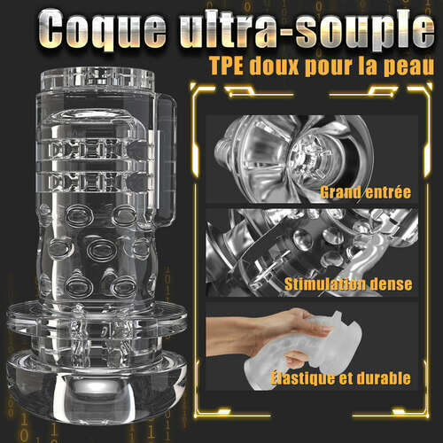 Masturbateur Cup portable Calvin Gamepad 2 en 1 avec mouvements de va-et-vient et vibrations - photo 3
