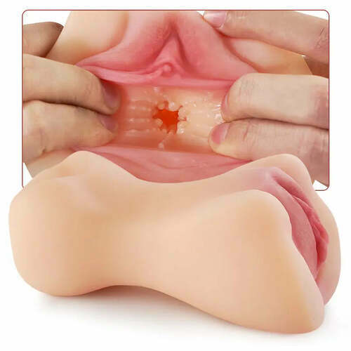 Masturbateur de poche réaliste avec vulve, clitoris et Vaginette - photo 3