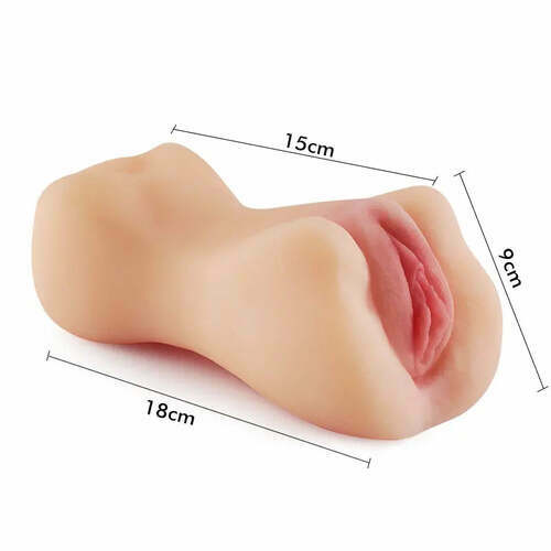 Masturbateur de poche réaliste avec vulve, clitoris et Vaginette - photo 4