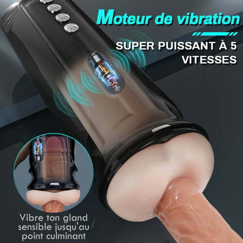 Masturbateur mâle pour cul sexy à balancier automatique à pression et succion - photo 4