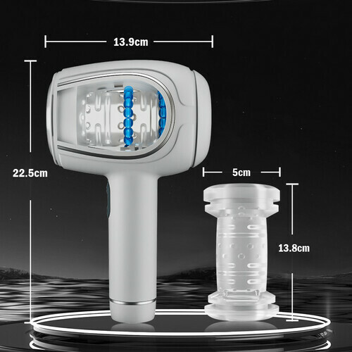 Masturbateur manuel automatique à 6 fréquences de poussée et de vibration pour homme - photo 7