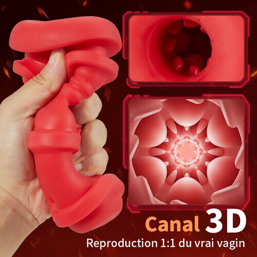 Masturbateur masculin à 8 poussées et 8 vibrations à 3 canaux - photo 4