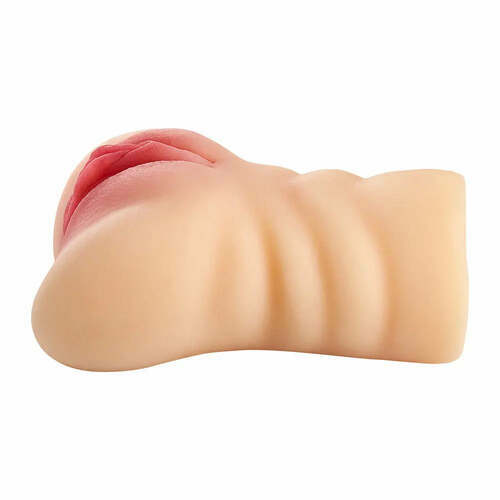 Masturbateur réaliste 2 en 1 avec entrée vaginale et anale, Vaginette de poche - photo 3
