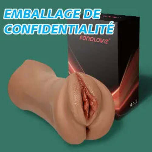 Masturbateur réaliste 3 en 1 avec chatte de poche pour sexe oral, vaginette, Moruioy - photo 3
