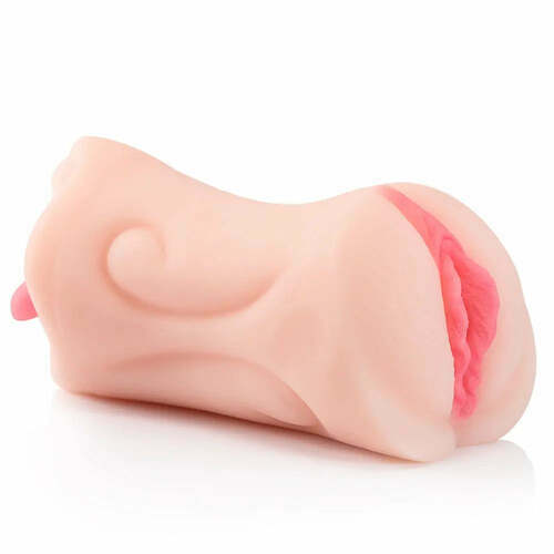 Masturbateur réaliste avec dents simulées pour sexe oral masculin, vaginette, poids de 482 g - photo 4