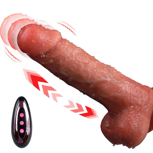 Neil - Forêt 9 vibrations 3 poussées 3 oscillations Gode réaliste Vibromasseur 22,5 cm Chauffage