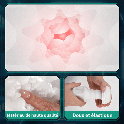 【Offrir un cadeau】Double poignée 12 Frequenz Vibration 7 Frequenz Coupes de Masturbateur cup - photo 5