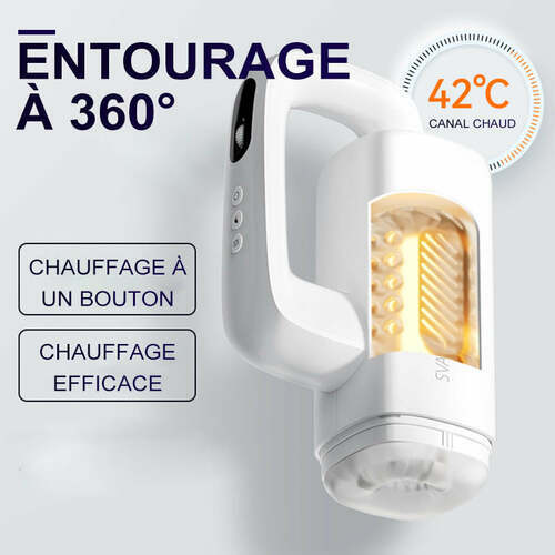 【Offrir un cadeau】GAVIN 5 Télescopique 10 Vibration Chauffage masturbation masculine - photo 1