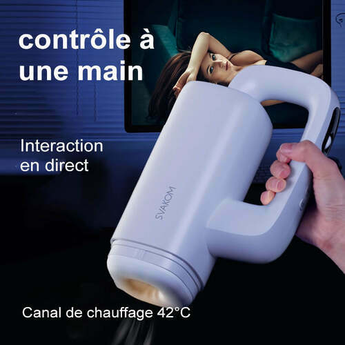 【Offrir un cadeau】GAVIN 5 Télescopique 10 Vibration Chauffage masturbation masculine - photo 2