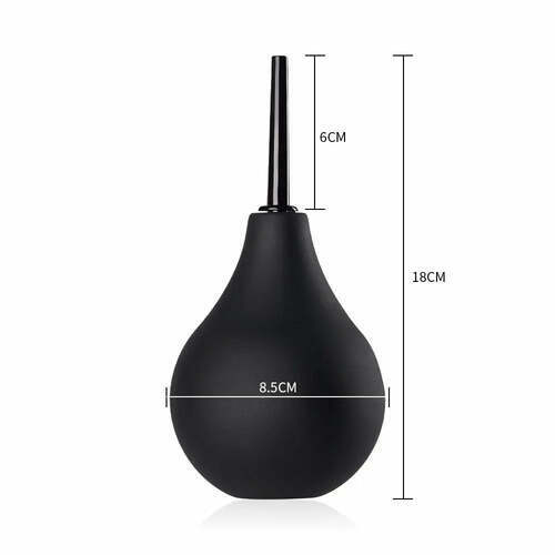 Poire à lavement noire de 220 ml, SHUFEI - photo 4