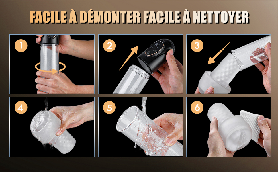 Pompe à vide électrique, étanche, 7 modes,Étanche selon la norme IPX7 - détail 1
