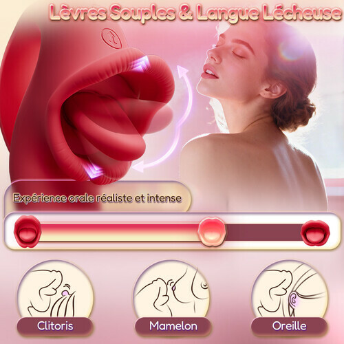 Posy – Vibrateur clitoridien amélioré 2.0 avec fonction de léchage et stimulation du point G pour couples - photo 2