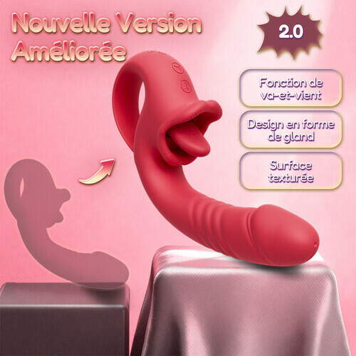 Posy – Vibrateur clitoridien amélioré 2.0 avec fonction de léchage et stimulation du point G pour couples - photo 4
