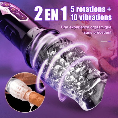 TORNADO - Masturbateur cup avec coque souple et transparente - photo 2
