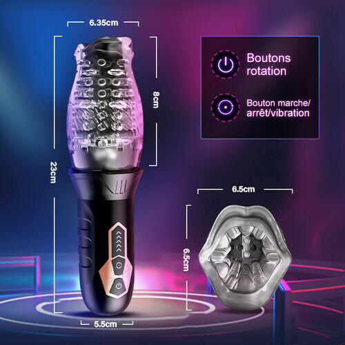 TORNADO - Masturbateur cup avec coque souple et transparente - photo 6