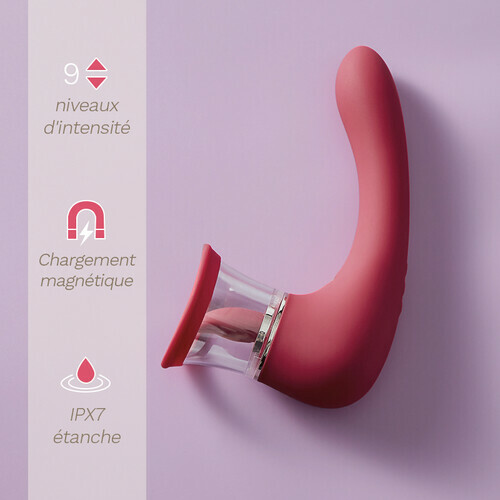 Vibrateur à succion Stimulateur clitoridien & mamelonnaire