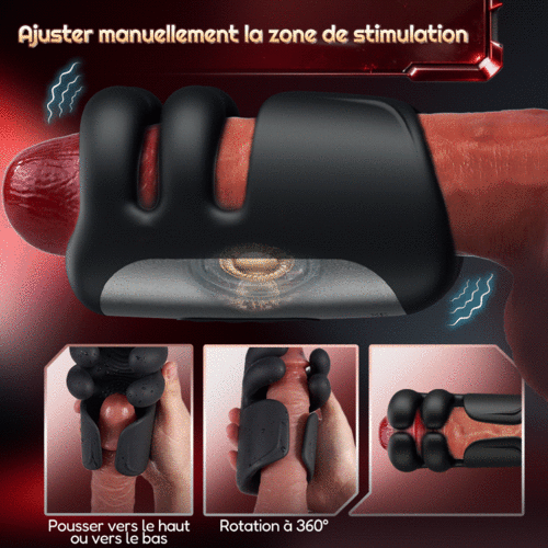 Vibrateur automatique à 10 doigts pour massage et thérapie du pénis - photo 3