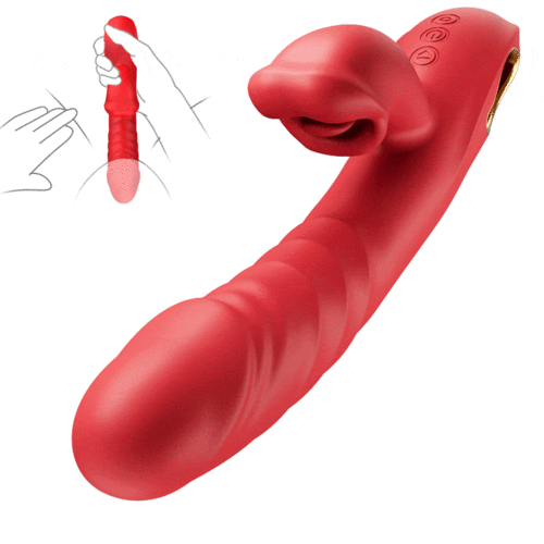 Chloe - Vibromasseur point G 4 en 1, stimulation clitoridienne par morsure de lèvres, jouets sexuel - photo 9