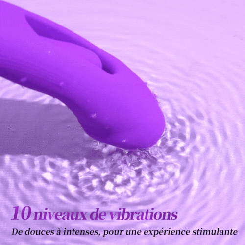 Isolde – Vibrateur amélioré avec bouche, langue léchant la clitoris et battements sur le point G - photo 5