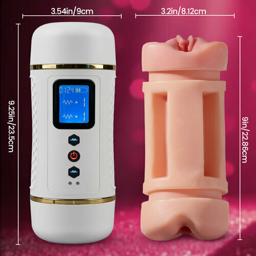 【New! Free lube 7 Days】Throb - Entraîneur d'endurance vibrant double extrémité Edging Retard & Renforceur d'enduran - photo 9
