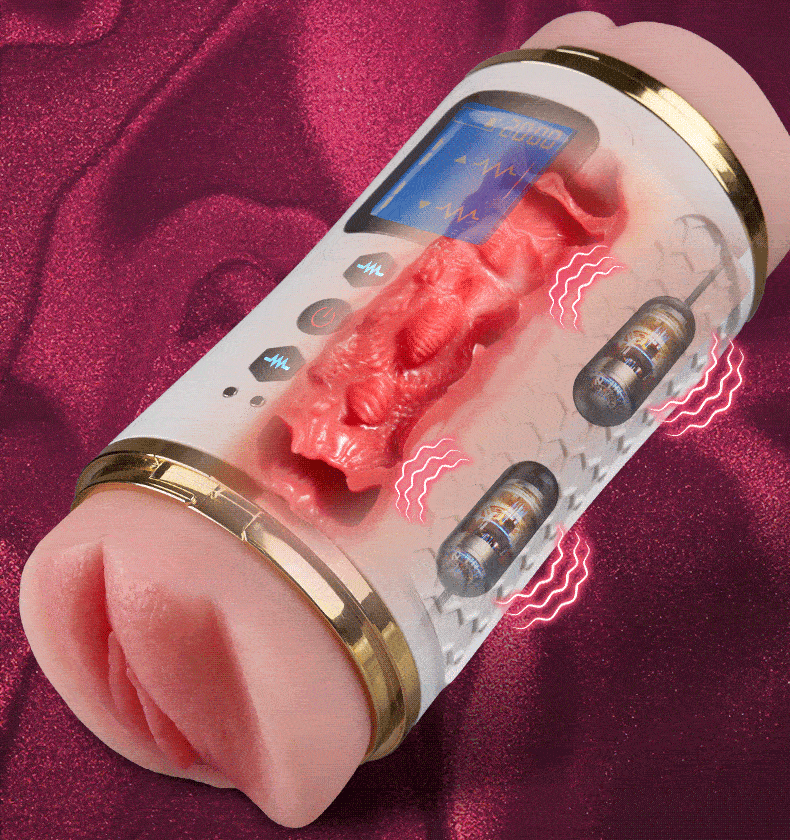 【New! Free lube 7 Days】Throb - Entraîneur d'endurance vibrant double extrémité Edging Retard & Renforceur d'enduran - photo 10