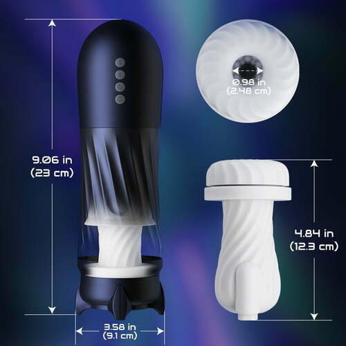 【Offrir un cadeau】ROCKET Masturbateur 3 Rotation 5 Vibration+Va-et-Viens chauffant - photo 7