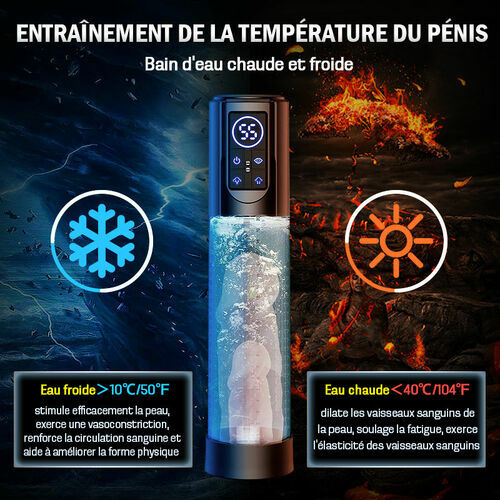 【Prix de découverte】Pompe à pénis électrique avec affichage de la pression, amplificateur de vide, 4 modes d'entraî - photo 4