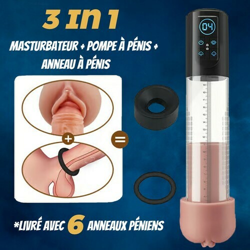 【Prix de découverte】Pompe à pénis électrique avec affichage de la pression, amplificateur de vide, 4 modes d'entraî - photo 5