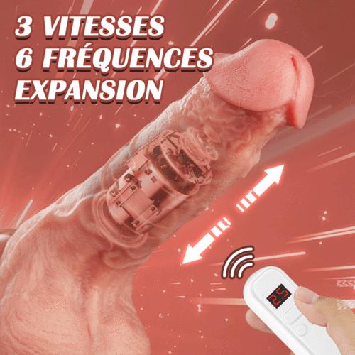 Pulsations à haute fréquence, 3 vitesses, 6 modes, gode réaliste de 22 cm - photo 4