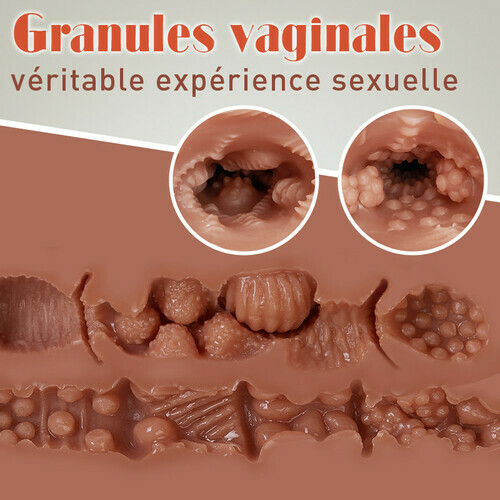Sakura Masturbateurs réalistes avec petites fesses marron, poids de 2,7 kg - photo 6